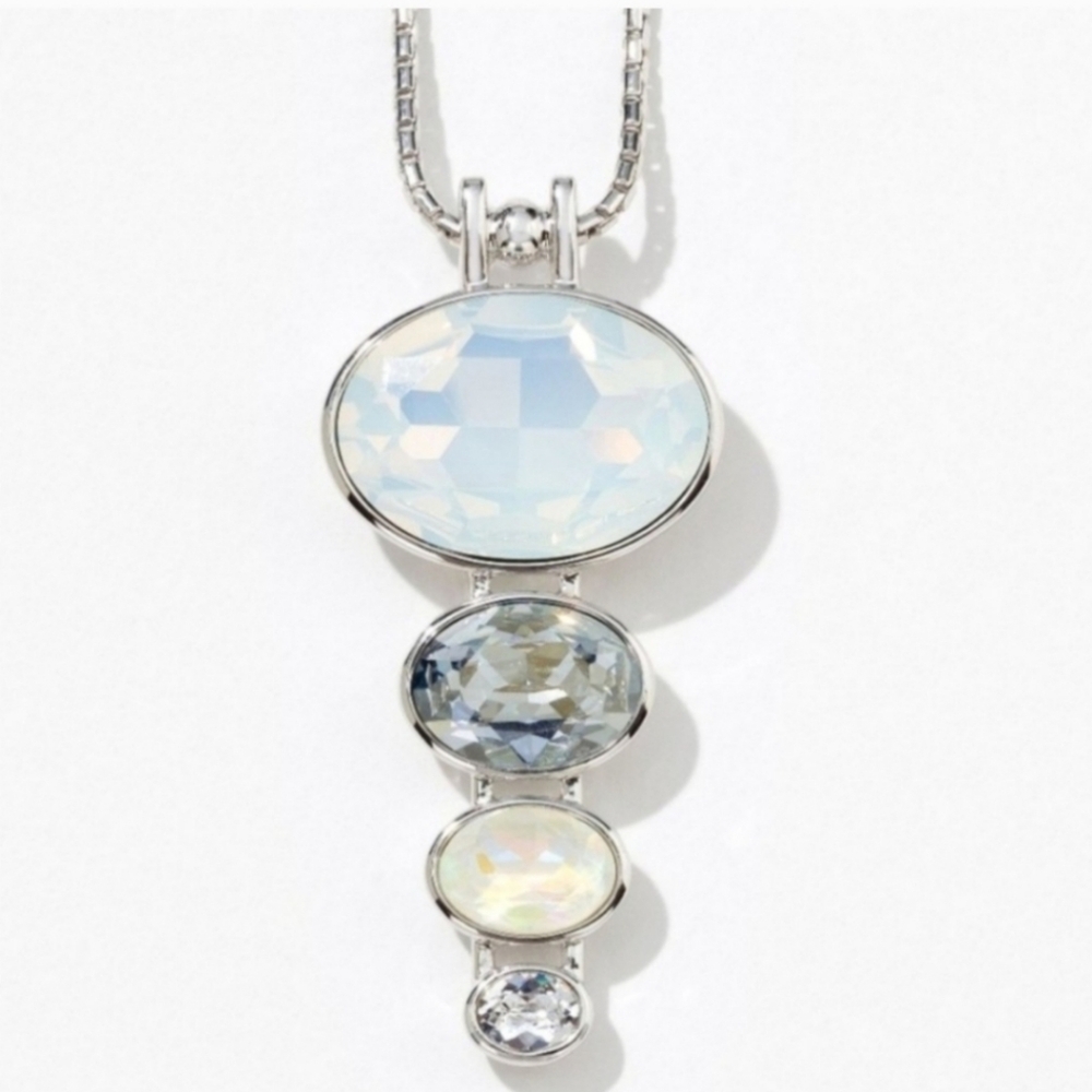Touchstone Crystal Glazed Pendant Necklace